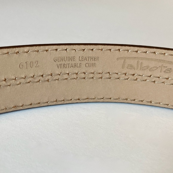 Made in Italy Brown Leather Belt Vintage Talbots Size M 29\